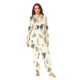 thumbnail image 2 of FORMRS Onesies Pajama for Adults Unisex Hoodie Winter Jumpsuit One Piece Sleepwear, Sizes S-2XL, Cowboy Pattern, 2 of 7