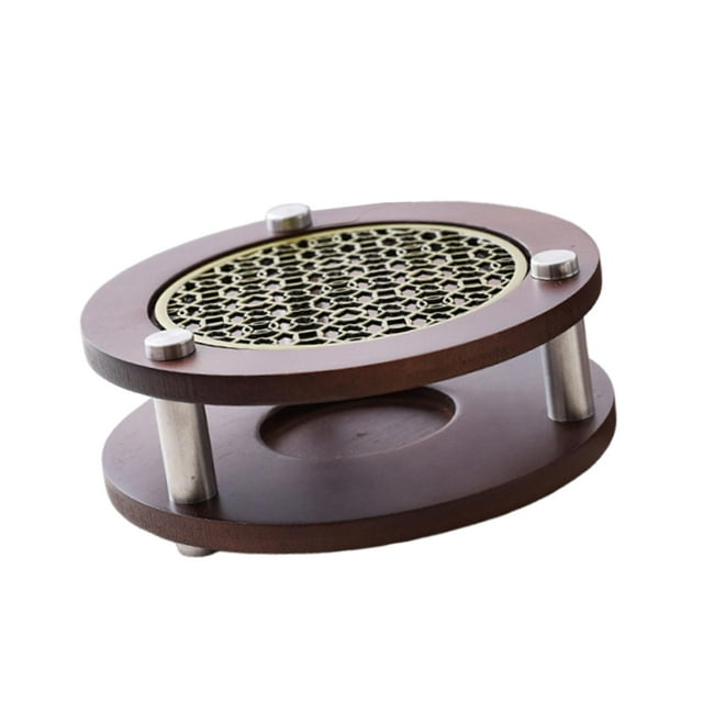 simhoa Round, Sturdy, Decorative Teapot Warmer for Home Use, Ideal for Heating Tea, Coffee, Or Milk. Detachable Design. Multipurpose Warmer for Style B