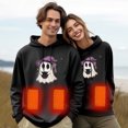 thumbnail image 1 of Sudadera con capucha de manga larga, informal, para exteriores y chaquetas, unisex, con calefacción, recargable por USB, sudadera térmica, lavable, para hombre y mujer, abrigo para mujer, 1 of 5