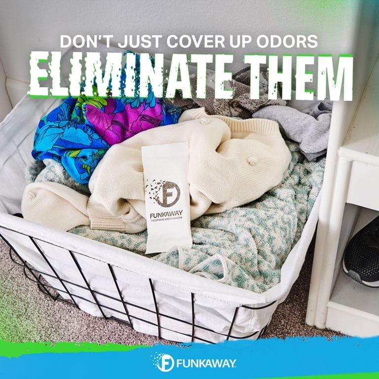 FunkAway Odor Eliminating Closet Sachet - 90 Days Scent Duration