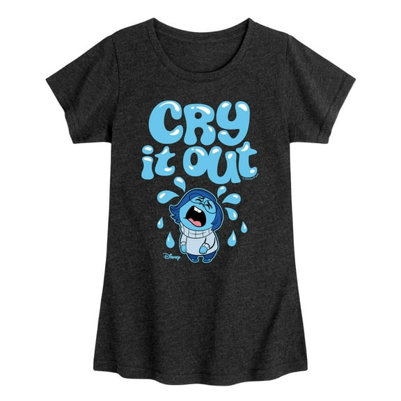 Inside Out 2 - Cry It Out - Girls Fitted Short Sleeve T-Shirt