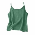 thumbnail image 1 of Blusa Cami de lino Cltopsku sin mangas 100% algodón para mujer, 1 of 6