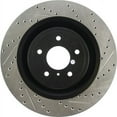 thumbnail image 3 of StopTech 127.42100L StopTech Sport Rotors; Drilled And Slotted; Front Left;13.98 in. Dia.; 1.94 in. Height; Fits select: 2010-2013 INFINITI G37, 2014-2015 INFINITI Q50 BASE/PREMIUM/SPORT, 3 of 5