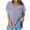 Purple, variant on IROINNID Reduced Womens Sweater V-Neck Pullover Sweater Solid Color Comfy Mid-Length Short Sleeve Sweater Tops