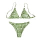 thumbnail image 1 of Gibobby Trajes de Baño para Mujer Floral Push-Up Traje de baño Traje de baño Bikini Estampado Conjunto Mujeres Acolchado Ropa de playa Trajes de baño Tan(Verde,M), 1 of 5