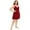 Red, variant on Women's Plus Size Nightgowns Dress Lace Sleeveless Suspender Pajamas Sleepwear for Women