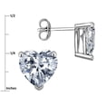 thumbnail image 3 of Star K� Heart Shape 6mm Genuine Citrine Earrings Studs, 3 of 9