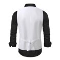thumbnail image 2 of Yaoyar Men V-Neck Vest Sequined Top Stage Host Top Party Attendance Formal Sleeveless Jacket V-Neck Suit Vests Formal Men Vest Paisley Jacquard Tie Waistcoat Pocket Square Set Wedding, 2 of 8