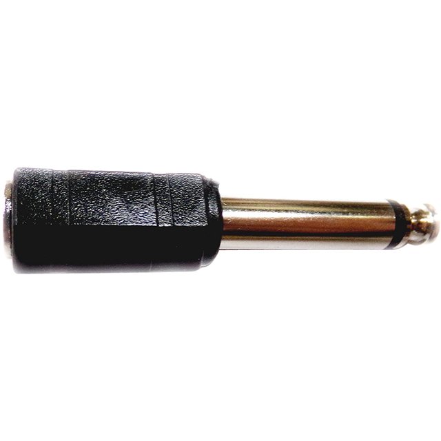 6.35mm Mono Plug to 3.5mm Mono Jack (2 pack/order)