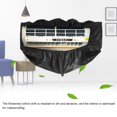 thumbnail image 1 of Black Air Conditioning Cleaning Bag Wall-Mounted Waterproof Dust Washing Clean Protector Bag Cleaning Cover For, 1 of 8