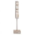 thumbnail image 3 of A&B Home Distressed White Leaf Wooden Statue 6.3" x 3.7" x 16.9", 3 of 5