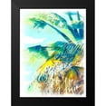 thumbnail image 2 of Saunders, Alonzo 19x24 Black Modern Framed Museum Art Print Titled - Tropical Glow II, 2 of 5