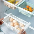 thumbnail image 3 of Retractable Fridge Organizer Pull Out Drawer Refrigerator Clip On Under Shelf Basket for Kitchen Storage Fits for Fridge Shelf Under 0.43 Inch, 3 of 8