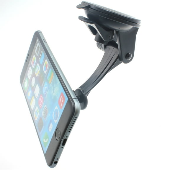 Magnetic Car Mount for REVVL V Plus 5G Phone - Holder Dash Windshield Rotating Strong Grip Compatible With T-Mobile REVVL V  5G