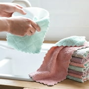 Aofa Water Absorbent Washing Dish Plate Cloth Towel Rag Home Kitchen Clean Tablecloth
