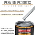 thumbnail image 4 of Silver Blue Metallic SLOW Gallon Auto Car Paint Kit URETHANE BASECOAT Clearcoat, 4 of 6