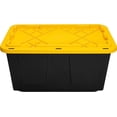 thumbnail image 3 of Greenmade Pro Plastic 27 Gal Storage Box, Black, 3 of 9