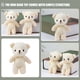 thumbnail image 2 of 15 piezas de peluche pelladas pequeñas muñecas oso oso oso relleno animal de peluche encanto colgante, 2 of 8