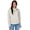Oatmeal Heather, variant on Apparel 5628 Women's Willow Half Zip Sweatshirt-Oatmeal Heather-XXL