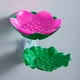 thumbnail image 1 of Jabonera, artículos esenciales para dormitorios, jabonera con forma de flor, jabonera de doble capa con drenaje, estante de pared sin perforaciones, artículos esenciales para dormitorios de chicas, ar, 1 of 1