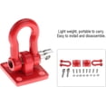 thumbnail image 2 of 2 Pieces RC Car Trailer Buckle, RC Shackle Rescue Lock Accessory for RC Crawler Climbing Car Model(Red), 2 of 5