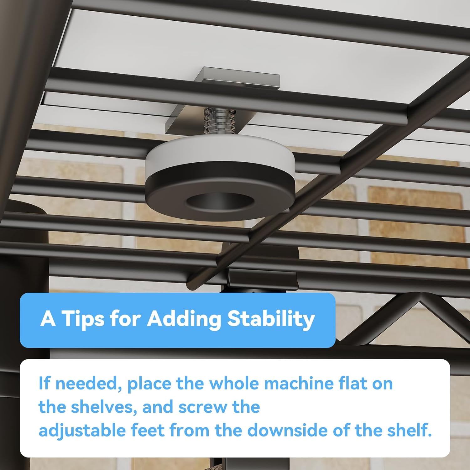 Upgraded Washer Dryer Stacking Rack for Narrow Spaces, Metal Over-Unit Storage Shelves, Black