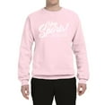 thumbnail image 2 of Wild Bobby, Yay Sports Do the Things Get the Points Father's Day Unisex Crewneck Sweatshirt, Light Pink, Small, 2 of 6