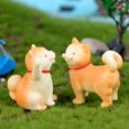 thumbnail image 6 of Ludlz Lovely Resin Dog Landscape Miniature DIY Doll Model Statue Home Garden Decor, 6 of 7