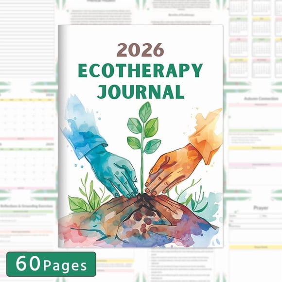EGNMCR 2026 Agenda Hebdomadaire Mensuel avec Onglets Cahier Éco Daté A4 Journal à Couverture Rigide avec Remarques Papier Sans 120 G/m2 Couverture de Recyclage Durable Agenda Hebdomadaire Mensuel