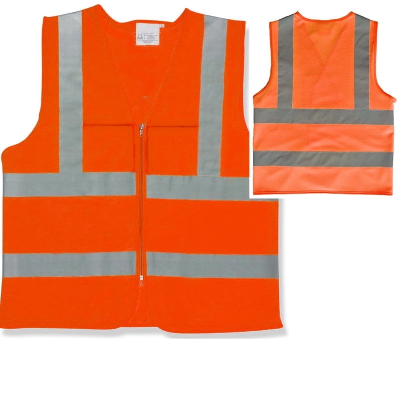 Stark USA - 2 Pockets High Visibility Neon Orange Front ...