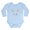 Sky Blue, variant on CafePress - Bunny Face Body Suit - Long Sleeve Cotton Baby Bodysuit