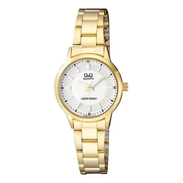 Reloj Para Mujer Q&q Q969j Q969j001y Dorado