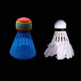 thumbnail image 3 of Paquete de 10 volantes de bádminton, volantes de bádminton estables y duraderos de nailon, para entrenamiento deportivo en interiores y exteriores, pelotas de bádminton, 3 of 5