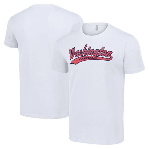 Men's Starter White Washington Capitals Tailsweep T-Shirt