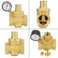 thumbnail image 2 of Pressure Reducing Valve, Adjustable Knob Pressure Reducer, Durable For Space Saving Distribution Cost Saving, 2 of 8