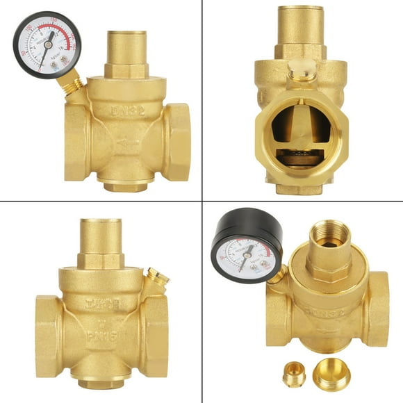 Pressure Reducing Valve, Pressure Reducer, 7.25-116Psi Water Pressure Durable Adjustable Knob For Space Saving Distribution Cost Saving