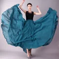 thumbnail image 3 of Falda de baile moderna de gasa de doble capa de 720 grados, vestido largo para práctica de baile cuadrado, pantalones de Xinjiang, 3 of 4