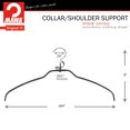 thumbnail image 3 of Ultra Thin Series, Colgador Antideslizante para Camisa Que Ahorra Espacio, Estilo 42/pies, Paquete de 24, 3 of 7