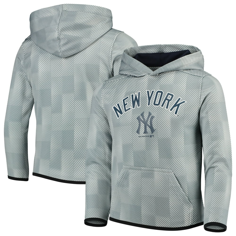 New York Yankees Youth Polyester Fleece Sweatshirt Gray