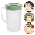 thumbnail image 5 of 1Pcs Water Pitcher for Juice Container Square Green Transparent PP with Easy Cleaning and Lid, 5 of 5