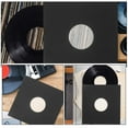 thumbnail image 3 of GARVALON 12Pcs Vinyl Record Protective Sleeves Kraft Paper Black Covers for Home Use, 3 of 8