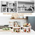 thumbnail image 6 of 2 Pack 2 Tier Lazy Susans Turntable - 10 Inch Pantry Cabinet Lazy Susan Storage Turntable Rotating Spice Rack for Spices, Condiments, Baking, 6 of 12
