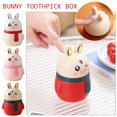 thumbnail image 2 of Caja para palillos de dientes con forma de conejo de Pascua, soporte automático para palillos de dientes para el hogar F5T7 U, 2 of 6