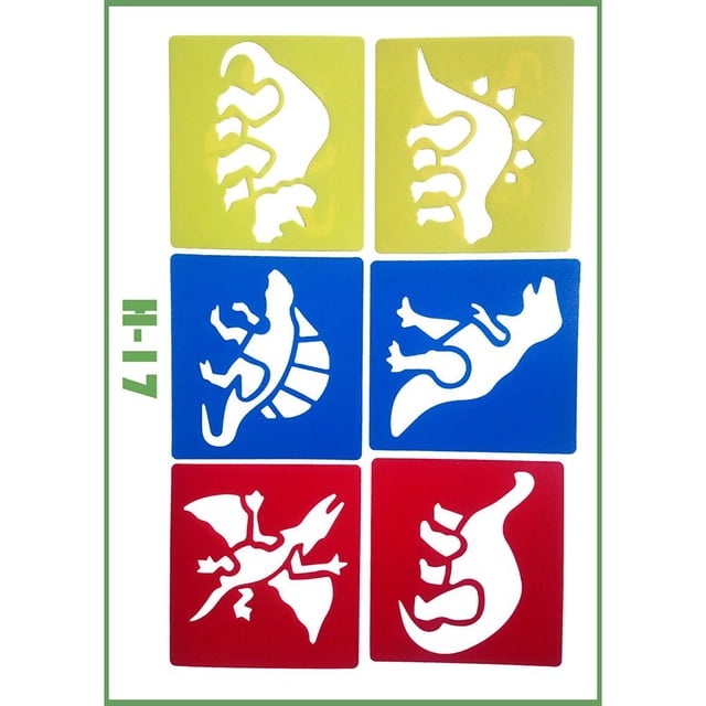 Children drawing Pattern with Different Shape Environmental PP for School Painting Stencil for School Project