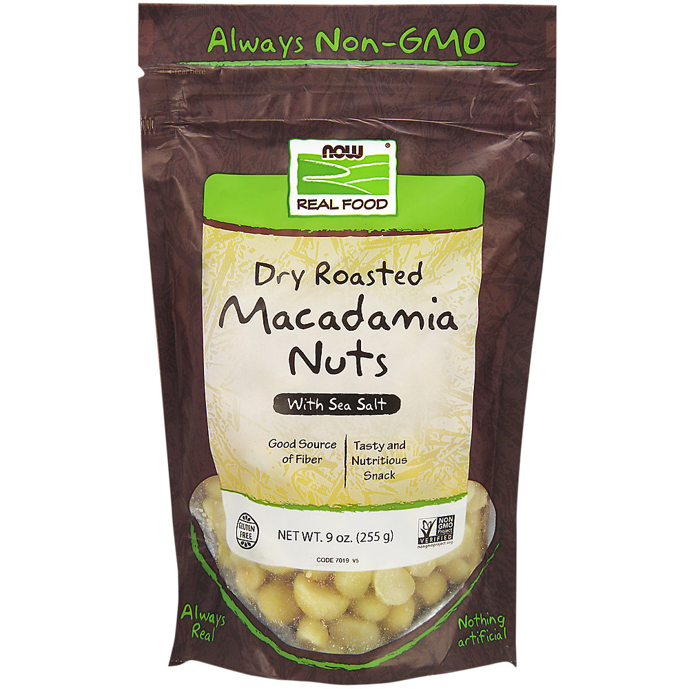 NOW Foods Macadamia Nuts, 9 Oz