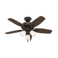 thumbnail image 2 of Ventilador de techo Hunter de 42 pulgadas con cadena de luz LED para interiores, color bronce, 2 of 9