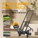 thumbnail image 2 of Yeshouse Carrito para subir escaleras - Carretilla manual de acero resistente con brazo de soporte y ruedas silenciosas, carrito plegable para escaleras, compras, 2 of 6