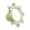 Green, variant on YIGOUMY - 1pc 3.3in Bird Cage Mirror Chew Toy, Transparent Green Interactive Bird Play Toy with Colorful Rattling Beads, for Parrots, Parakeets, Cockatiels, Bird Cage Accessories (B)