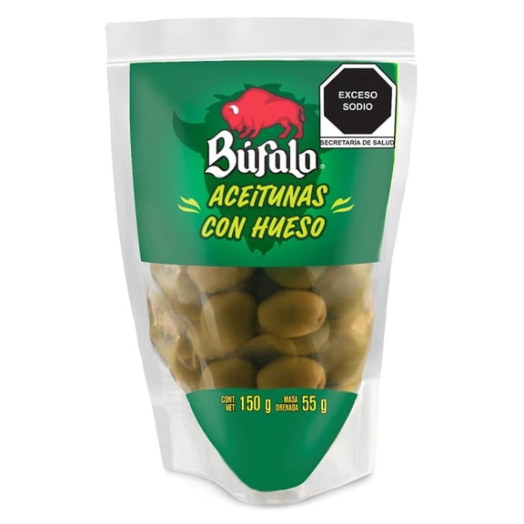 Aceitunas Búfalo con hueso 150 g