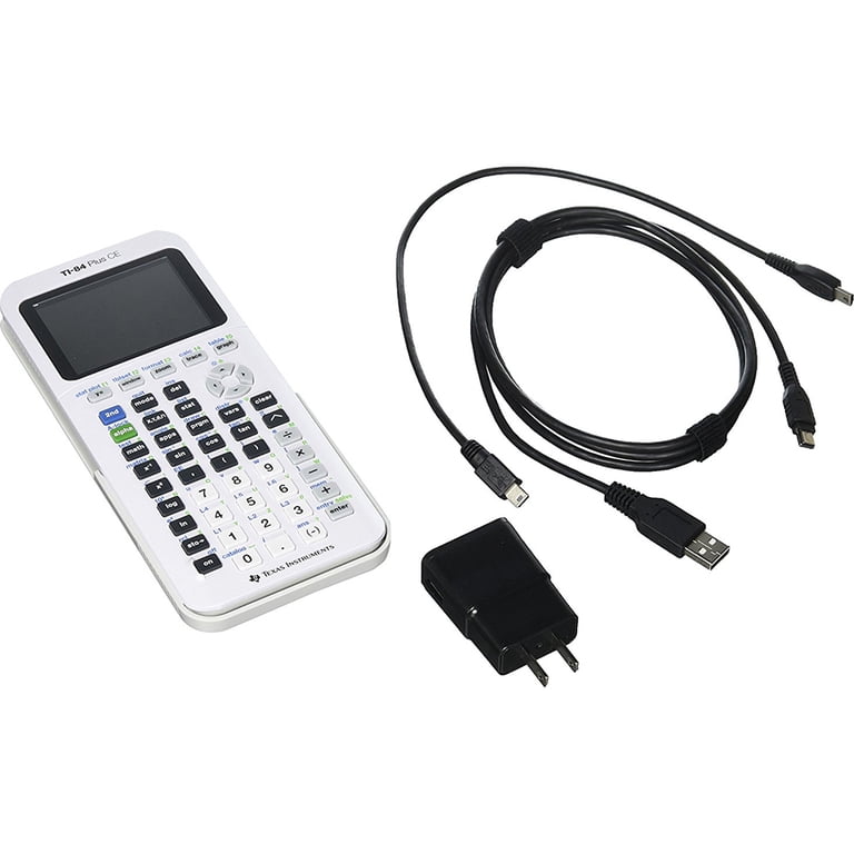 Texas Instruments TI-84 Plus CE White Graphing Calculator